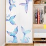 Sale! Stickere decorative, Sirenă coadă, Albastru deschis, 33x82 cm, ASMG93-64