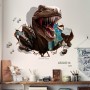 Sale! Stickere decorative, 3D efect, Dinozauri, Maro/gri, 75x75 cm, ASXL8316