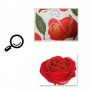 Sale! Stickere decorative, Trandafir, Rosu, 75x120 cm, ASAY6005