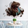 Sale! Stickere decorative, 3D efect, Dinozauri, Maro/gri, 75x75 cm, ASXL8316