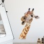 Sale! Stickere decorative, 3D efect, Girafa, Maro/alb, 56x38.5 cm, ASFX-B225