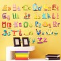 Sale! Stickere decorativ, Alfabetul Vesel al limbii romane, Multicolor, ASXH6220