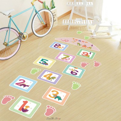 Sale! Stickere educativ, Mini game cu cifra, Dinozauri/ Multicolor, 157x57 cm, ASFX-E83