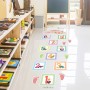 Sale! Stickere educativ, Mini game cu cifra, Dinozauri/ Multicolor, 157x57 cm, ASFX-E83