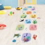 Sale! Stickere educativ, Mini game cu cifra, Creaturi marine, Multicolor, 135x55 cm, ASFX-E78